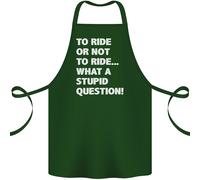 Per Ride O Non ? Che Stupido Punto di Domanda Cotone Grembiule 100% Biologico