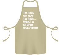 Per Ride O Non ? Che Stupido Punto di Domanda Cotone Grembiule 100% Biologico