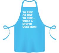 Per Ride O Non ? Che Stupido Punto di Domanda Cotone Grembiule 100% Biologico