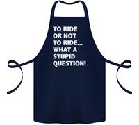 Per Ride O Non ? Che Stupido Punto di Domanda Cotone Grembiule 100% Biologico