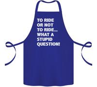 Per Ride O Non ? Che Stupido Punto di Domanda Cotone Grembiule 100% Biologico
