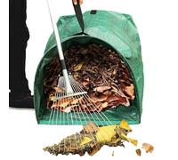 per rifiuti da giardino riutilizzabili - cestino verticale pieghevole, cestino per raccolta di foglie di grande capacità | Porta rifiuti da giardino in pop-up, borsa da rinforzata per