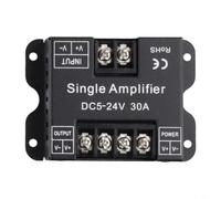 Per ripetitore di segnale LED a canale singolo 5-24V DC, 30A per controller PWM, previene la degradazione del segnale in installazioni estese di strisce LED