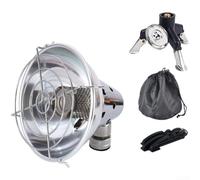 per riscaldatore Infrarossi Acciaio Compatto per riscaldatore(silver 2) | Acciaio per robusto, design compatto 15cm, per calore infrarossi uniforme, leggero trasporto