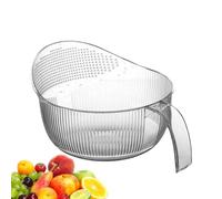 per riso, per lavaggio riso con scolapiatti laterale, multifunzione per quinoa per uso alimentare, per verdure, pasta e fagioli