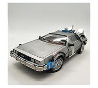 Per Ritorno Al Futuro Veicolo 1 18 Pressofuso In Lega Parte 3 Macchina Del Tempo DeLorean DMC-12 Modello Di Auto Da Collezione Giocattoli Metal Vehicles non RC