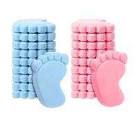 per rivelare il genere, set da 10 pezzi di sapone fatto a mano con impronta di piede, barre da bagno profumate per gli ospiti, per feste di matrimonio, compleanni, ricordi, ricordi