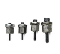 Per rivetto dado strumento mandrino teste di ricambio set per mano per rivettatrice strumento per M3 M5 M6 M8 M10 acciaio compatibile per rivettatura punte per uso manuale (M3-M4-M5-M6)