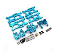 Per Rlaarlo AM-X12 AM-D12 14015 14005E Metallo Per Braccio Oscillante Coppa Sterzo Cinque Pezzi Ricambi E Accessori Per Auto RC E Sostituzioni E Uso RC Tazza Sterzo(Blue)