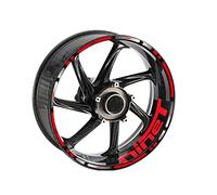 Per RNINET 17 POLLICI Adesivi Per Ruote Cerchioni Per Motocicli Stripe Decal Anteriore Posteriore Accessori Di Protezione Decorativi R NINE T
