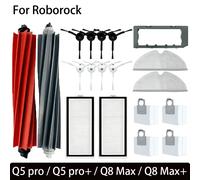 Per Roborock Q8 Max, Q8 Max+, Q5 Pro, Q5 Pro+ Parti di ricambio Accessori Spazzola laterale principale Filtro Hepa Mop Sacchetto per la polvere