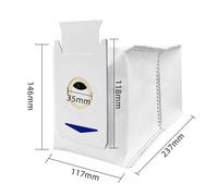 Per Robot Aspirapolvere Ecovacs Compatibile con Set 10 Sacchetti Polvere di Rica