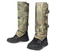per robuste ghette da escursionismo unisex - Coprigambe regolabile in tessuto Oxford contro spine serpenti per trekking, arrampicata, sci, lavoro agricolo, con borsa per il trasporto, 1 paio (verde)