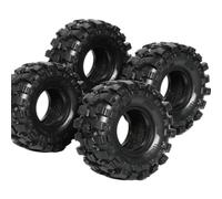 Per Rock Pneumatici Fuoristrada Per Axial Per SCX24 90081 1/24 Rc | Pneumatici gomma morbida S5 1/24 trazione aggressiva su ripidi sentieri rocciosi con ghiaia sciolta Rc Crawler Pneumatici