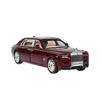 Per: Rolls-Royce Phantom In Lega Pressofusa Modello 1/24 Suono Di Simulazione Di Auto Giocattolo E Luce Tirata Indietro(B)
