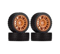 Per Rolly XV02 Per TT01 LCPTG FW06 1/10 4 Pezzi Cerchioni In Gomma 12 Mm Esagonali 68 Accessori E Aggiornamenti Per Auto RC Sostituzione Riparazione Pneumatici RC(Brown)