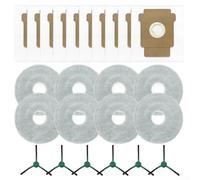Per Roomba Plus 405/505 parti di ricambio compatibili spazzola laterale, panno mocio e sacchetto per la polvere Set per pulizia profonda (B)