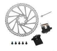 per rotore 203mm 6 Fori Abrasione Bici per rotore 203mm 6 Fori | Design ventilato, riduce surriscaldamento, discese lunghe, resistenza termica, sicurezza(D)