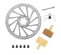 per rotore 203mm 6 Fori Abrasione Bici per rotore 203mm 6 Fori | Design ventilato, riduce surriscaldamento, discese lunghe, resistenza termica, sicurezza(C)