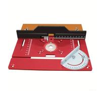 per Router Tabella Inserto Piastra Alluminio Tavolo Trimmer Elettrico Gauge Mitra con Guida Set Fresatura Legno Flip Board Banco da Lavoro per Rt0700c (B)