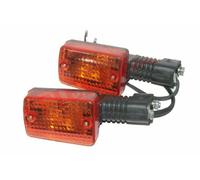 Per Royal Enfield Anteriore Paio Rettangolo Indicatore Braccio&vite Lampeggiante