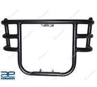 Per Royal Enfield Bullet Airfly Solid Front Engine Crash Bar Leg Guard Nero