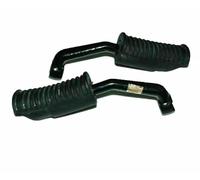 Per Royal Enfield Classic Anteriore Piede Riposo Pioli Coppia con Gomma