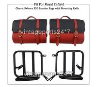 Per Royal Enfield Classic Reborn 350 "Borse In Pelle E Montaggio D12"