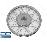 Per Royal Enfield Classico 19 " Anteriore Cerchione Cromato Con Hub & 40 Ss