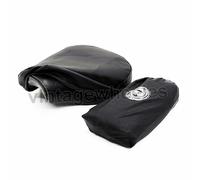 Per Royal Enfield Classico 350& 500cc Rider & Passeggero Coprisedile Nero