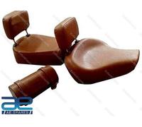 Per Royal Enfield Comodo Schienale Rimovibile Doppio Sedile + Borsa Attrezzi S2U