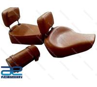 Per Royal Enfield Comodo Staccabile Schienale Doppio Sedile Con Strumento Borsa