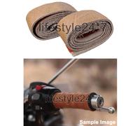 Per Royal Enfield D1 LH e RH Grip Coppia di avvolgimenti in pelle per New Cla...