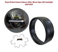 Per Royal Enfield Faro LED Luce e Cerchio Nero 2022-2024 Classic Reborn 350