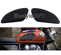 Per Royal Enfield "Ginocchiera in gomma serbatoio carburante nero" per Interc...