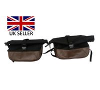 Per Royal Enfield Gt & Interceptor 650 Morbido Tela Borsa Laterale Borse Coppia