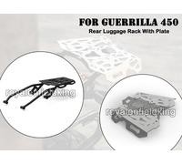 Per Royal Enfield Guerrilla 450 "Portapacchi Posteriore Con Piastra, Nero"