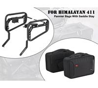 Per Royal Enfield Himalayan 411 "Saddle Stay E Quick Release Saddlebags Neri"