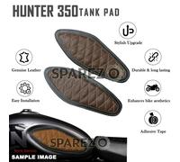 Per Royal Enfield Hunter 350 coppia ginocchiere serbatoio pelle...