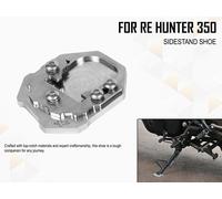 Per Royal Enfield Hunter 350 Estensore Di Base Per Cavalletto Laterale, Argento