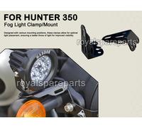 Per Royal Enfield Hunter 350 "Morsetto / Supporto Fari" Nero
