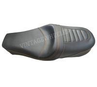 Per Royal Enfield Interceptor 650cc Custom Fatto Cuscinetto Doppio Sedile Nera