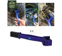 Per Royal Enfield Interceptor Continental Gt Catena Spazzola Pulizia Set Di 5