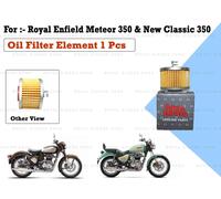 Per Royal Enfield "Meteor 350 & New Classic 350 Oil Filter Element Kit 1 pz"