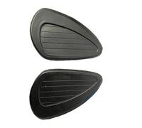 Per Royal Enfield Nero Gomma Serbatoio Carburante Benzina Ginocchio Pad Classico