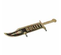 Per Royal Enfield Pallottola Spada Forma Parafango Anteriore Targa Ottone