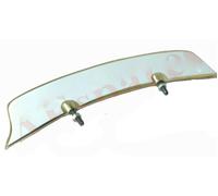 Per Royal Enfield Parafango Anteriore Targa Ottone Bianco su Misura Font
