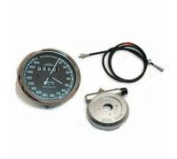 Per Royal Enfield Replica Smiths Tachimetro 160 Kph + Unità Hub e Cavo 54"