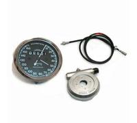 Per Royal Enfield Replica Smiths Tachimetro 160 Kph + Unità Hub e Cavo 54"