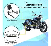 Per Royal Enfield Super Meteor 650 "Combo accessori schienale e protezione...